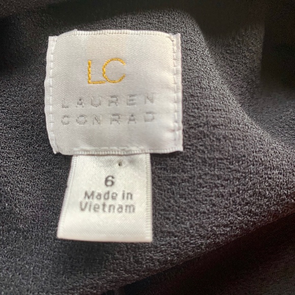 Lauren Conrad Casual Open-Front Black Blazer - Picture 5 of 6